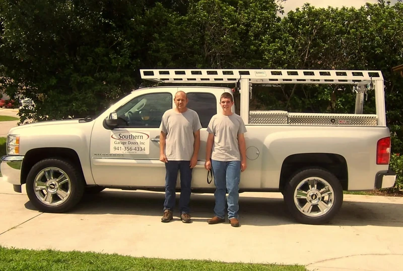 Ronald and Matthew Knepp, co-founders of Southern Garage Doors